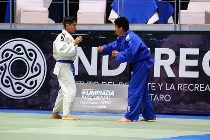 Las artes marciales iniciaron su presentación en la Olimpiada Nacional y Nacional Juvenil 2018 (ONyNJ-2018), en donde la disciplina del judo llegó a Querétaro.