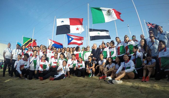 A un día de iniciar los Juegos Centroamericanos y del Caribe, Barranquilla 2018, la Bandera de México fue izada y ya ondea en territorio colombiano, donde habrán de competir representantes de taekwondo, karate y judo tricolor.