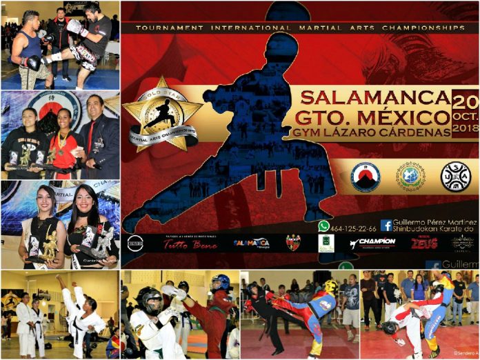 El próximo V Campeonato de Artes Marciales ‘Gold Star’ Salamanca 2018, en Guanajuato, cobra mayor interés gracias a que se amplían los premios en efectivo