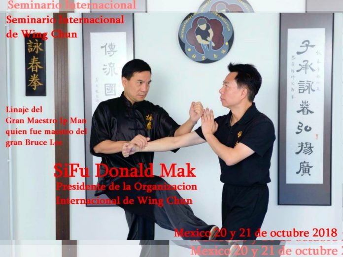 La herencia del legendario Ip Man, quien fuera maestro de Bruce Lee, llegará a la Ciudad de México (CDMX) a través del Seminario Internacional de Wing Chun, el cual será impartido por Sifu Donald Mak.