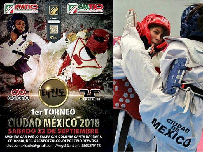 Practicantes de las escuelas formativas de taekwondo de la zona centro del país se alistan para acudir al 1er Torneo Ciudad de México 2018.