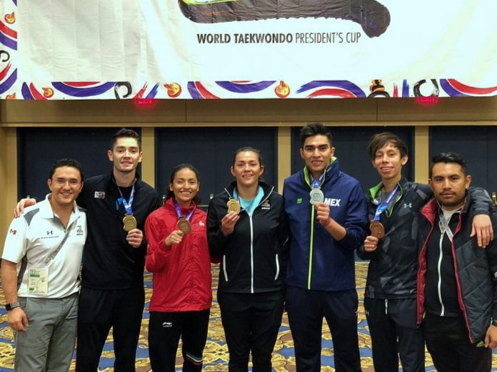 Destacada presentación tuvo el equipo de la Selección Mexicana de Taekwondo en la Copa Presidentes 2018, realizada en Las Vegas, Estados Unidos.