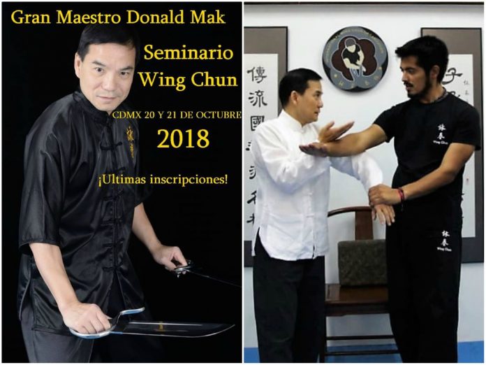 Gran interés, tanto nacional como internacional, ha generado el próximo Seminario Internacional de Wing Chun, con Sifu Donald Mak, presidente de la International Wing Chung Organization (IWCO).