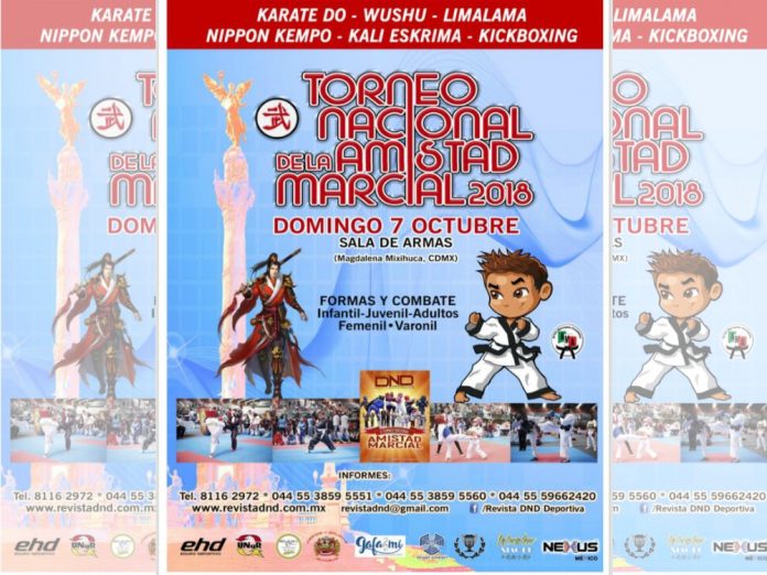Competidores de diferentes disciplinas marciales se darán cita en el Torneo Nacional de la Amistad Marcial 2018.