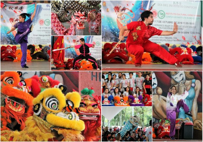 Toda una fiesta de artes marciales, danza de leones y dragones, talleres, música y diferentes actividades relacionadas con la cultura china, fueron parte del Festival Cultural Chino Otoño 2018, realizado en el Parque de los Venados de la CDMX.