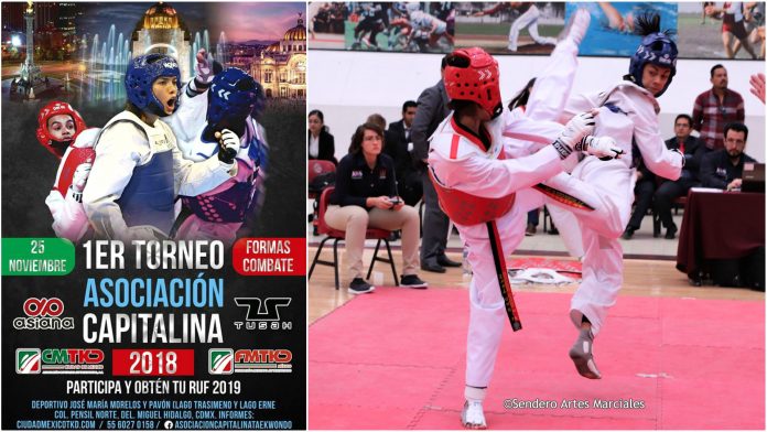 A punto de agotarse se encuentran los registros de competencia para el 1er Torneo Asociación Capitalina de Taekwondo 2018, en el cual los participantes podrán obtener el Registró Único Federado (RUF).