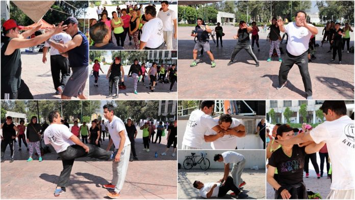 Con una demostración y entrenamiento con lo más básico de las técnicas de defensa personal, la Federación Sudamericana de Krav Maga-México (FSAKM-Mx) estuvo presente en el inicio de las actividades para la recomposición social y contra la inseguridad en la Alcaldía de Iztacalco de la Ciudad de México.