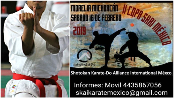 La organización Shotokan Karate-Do Alliance International México (SKAI), iniciará sus actividades del 2019 con energía, para lo cual realizará la 2ª Copa SKAI México, la cual se realizará en la Ciudad de Morelia, Michoacán.