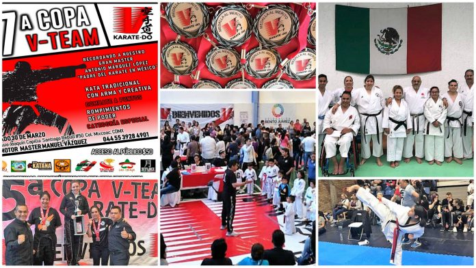 Todo se encuentra listo la 7ª Copa V-Team, donde integrantes de la Selección Mexicana de Para-karate asistirán como invitados especiales para realizar una demostración, luego de su gran logro histórico al quedar en el primer lugar del XXVII Pan American Championships Panamá 2019.