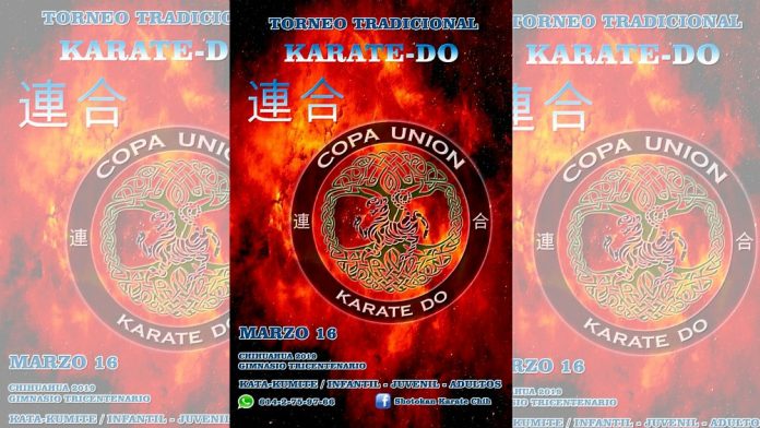 El gimnasio del Centro Deportivo Tricentenario de Chihuahua será escenario del torneo de karate do “Copa Unión 2019”, en el cual se espera la participación de practicantes del arte marcial de la zona norte del país, e incluso, del sur de los Estados Unidos.