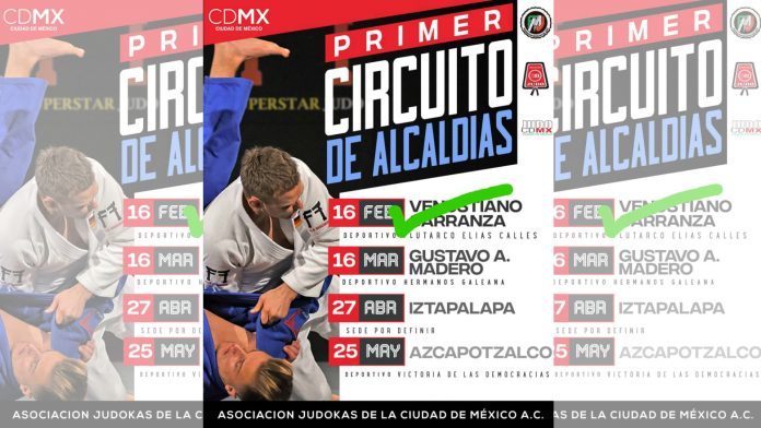 Este fin de semana se llevará a cabo la segunda fecha del Primer Circuito de Judo de la Ciudad de México (CDMX), con lo cual se busca promover el arte marcial a través de torneos en las diferentes regiones de la capital de México.
