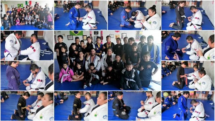 La academia de Jiu Jitsu Bujutsu Manzanillo, en Colima, se encuentra de festejo, luego de la ceremonia de graduación de varios de sus alumnos realizada por el Sensei Fausto Terán, Cinturón Negro del arte marcial.