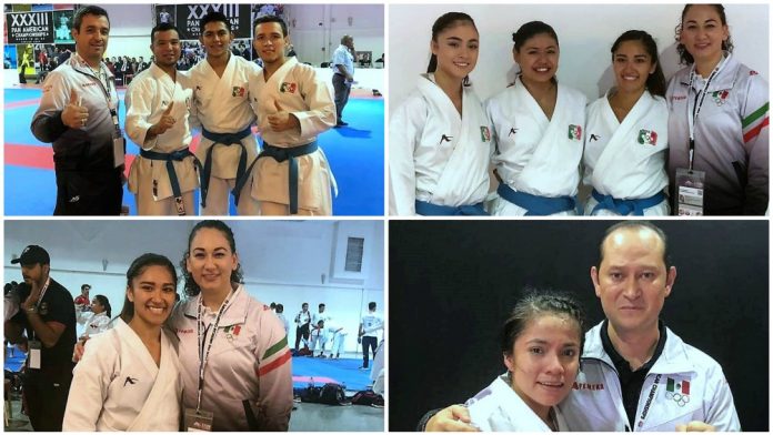 La determinación del equipo mexicano de karate en el XXXII Pan American Championships en Panamá, logró que se obtuvieran seis plazas más para Juegos Panamericanos Lima 2019, con lo que ya suman 11 de las 14 posibles.
