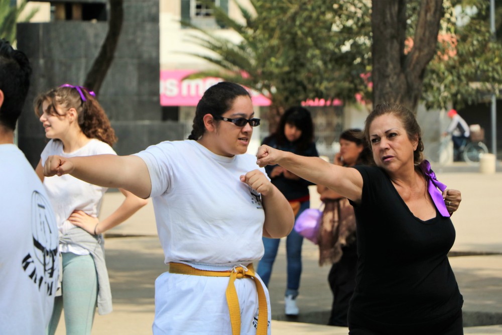 Interés de mujeres por conocer defensa personal con Federación Sudamericana  de Krav Maga