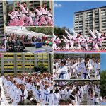 Una histórica celebración se vivió el festejo por los 50 Años del Taekwondo en México en la Plaza de las Tres Culturas de Tlatelolco.