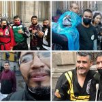 Profesores de artes marciales se manifestaron en Palacio Nacional para solicitar apoyos.