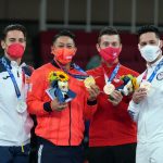 Ryo Kiyuna, de Okinawa, ganó la primera medalla de oro olímpico en Karate para Japón. Foto World Karate Federation.