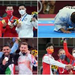 Ryo Kiyuna, de Okinawa, ganó la primera medalla de oro olímpico en Karate para Japón. Fotos WKF.
