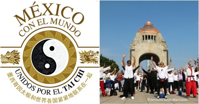 Forma 8 y detalles de Mega Clase de Taichi Monumento a la Revolución, esta tarde en “Taichi por tu Salud”.