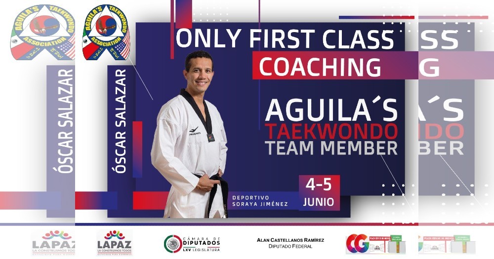 Águila's Taekwondo se reporta emocionados y listos para 'Seminario de TKD  con Óscar Salazar' | Sendero Artes Marciales