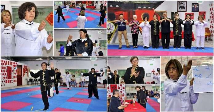 Doble celebración de alumnas de Taichi que acreditaron el Estándar de Competencia de Taichi el Día de las Madres