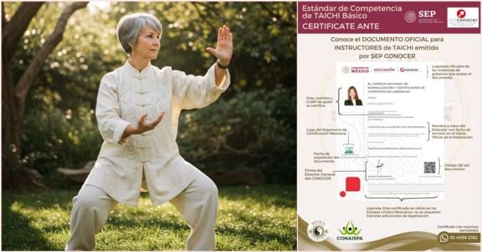 Por iniciar la nueva generación de Certificación Taichi SEP-CONOCER, una gran oportunidad de aprender y crecer