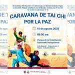 La Caravana de Taichí por la Paz llegará a Tlalpan con una clase masiva para el bienestar físico y mental