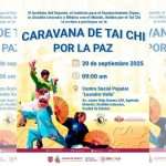 El bienestar y la armonía de la Caravana de Taichí por la Paz llegará a Iztacalco