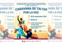 El bienestar y la armonía de la Caravana de Taichí por la Paz llegará a Iztacalco