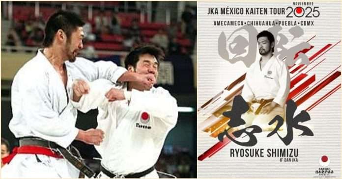 Ryosuke Shimizu Sensei, una eminencia del Karate-Do, visitará México en su primer Kaiten Tour