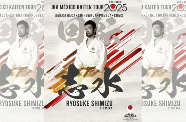 Todo listo para el Histórico “JKA Kaiten Tour 2025” con Shihan Ryosuke Shimizu por 4 Ciudades de México