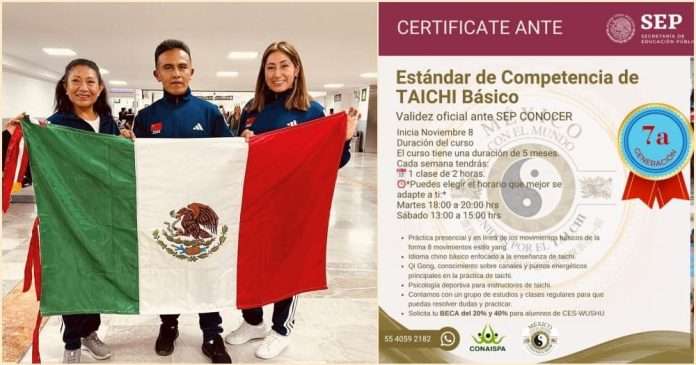 Maestros y Alumnos de Certificación SEP-CONOCER Representan a México en el Mundial de Kung Fu en China