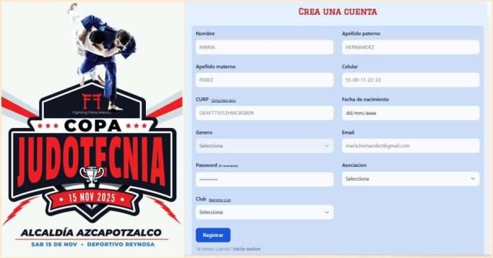 Ya Está Abierto el Registro, Publican Convocatoria Oficial de la Copa Judotecnia 2025
