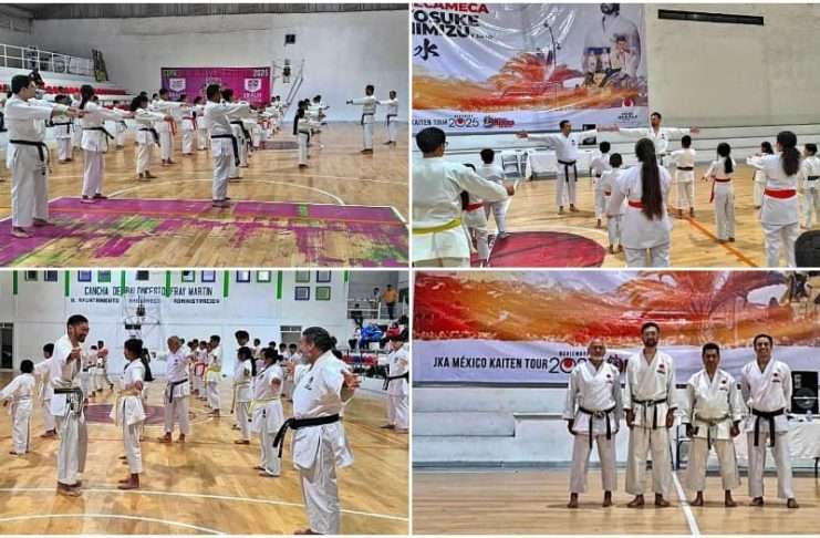 Con un Kiai de energía, Arrancó el JKA Kaiten Tour 2025 con Shihan Ryosuke Shimizu en Amecameca