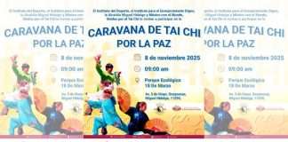 La Caravana de Taichí por la Paz llevará Armonía y Energía en Clase Masiva en Miguel Hidalgo