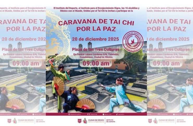 Caravana de Taichi por la Paz cerrará gira con Clase Masiva y Gratuita en Tlatelolco CDMX