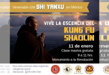 La esencia del Templo Shaolin de China llega a la CDMX: GM Shi YanXu ofrecerá Clase Masiva y Conferencia