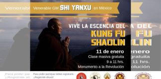El Monumento a la Revolución se transformará en una extensión del Templo Shaolin con clase masiva de GM Shi YanXu