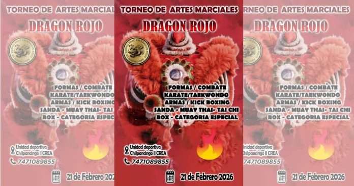 Chilpancingo se prepara para el Torneo Nacional de Artes Marciales Dragón Rojo 2026 Chilpancingo se prepara para el Torneo Nacional de Artes Marciales Dragón Rojo 2026
