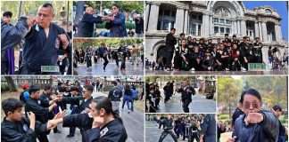 La FEMELPIA cierra el 2025 con energía y disciplina en la Alameda Central de la CDMX