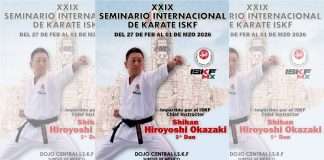Mérida recibirá el XXIX Seminario de Karate ISKF con Shihan Hiroyoshi Okazaki Shihan Hiroyoshi Okazaki impartirá seminario de Karate Shotokan tradicional.