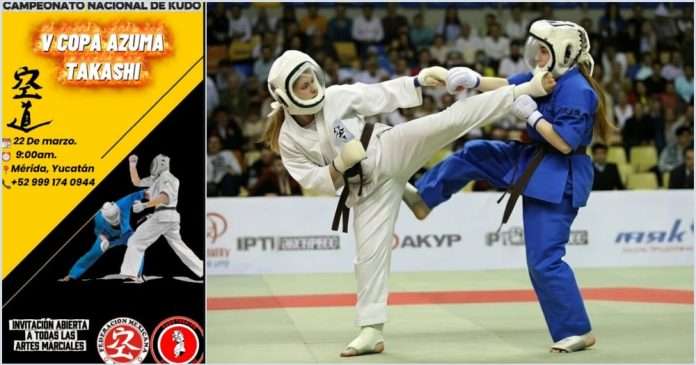 Combate de Kudo en la V Copa Azuma Takashi en Mérida
