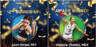 El Muaythai y Flag Football brillan en los premios IWGA; Laura Burgos y Victoria Chávez hacen el 3-1 Laura Burgos y Victoria Chávez ganadoras del Atleta del Año 2025 IWGA.
