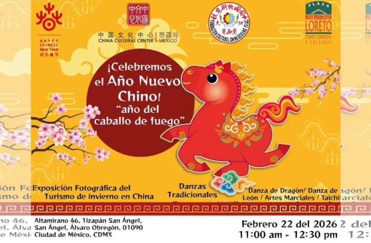 Plaza Loreto recibirá al Año Nuevo Chino 2026 con Danza del Dragón, Kung Fu y Cultura Plaza Loreto recibirá al Año Nuevo Chino 2026 con Danza del Dragón, Kung Fu y Cultura
