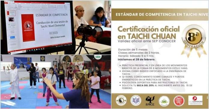 Se acerca la fecha de inicio de la 8 Generación de Certificación de Taichi SEP-CONOCER