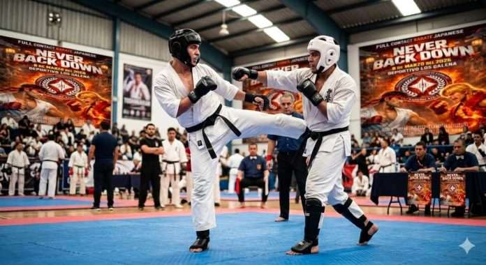 El Full Contact Karate se apoderará del Deportivo Hermanos Galeana con el Torneo Never Back Down