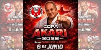 El Plan Sexenal recibirá la Copa Akari 2026 en un emotivo homenaje al Sensei Francisco Lazcano Póster oficial de la Copa Akari 2026 en homenaje al Sensei Francisco Lazcano