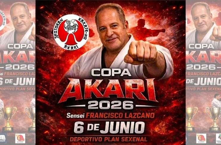 El Plan Sexenal recibirá la Copa Akari 2026 en un emotivo homenaje al Sensei Francisco Lazcano Póster oficial de la Copa Akari 2026 en homenaje al Sensei Francisco Lazcano