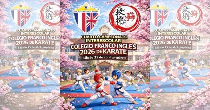 IV Campeonato Interescolar de Karate en el Colegio Franco Inglés cambia de fecha, será el 25 de abril
