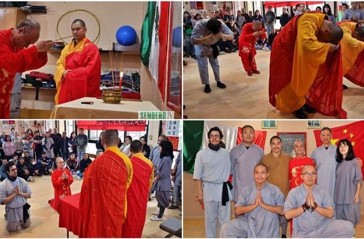 La familia Shaolin crece en México con Sifu Francisco González y dos maestros aceptados como discípulos Ceremonia de discipulado de la 35.ª Generación del Templo Shaolin con Sifu Francisco González en México